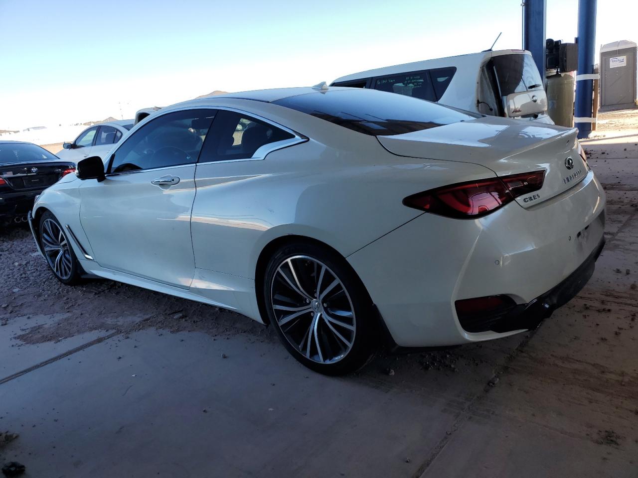2019 Infiniti Q60 VIN JN1EV7EK8KM230412 Copart auction photo, front end damage thumbnail 2