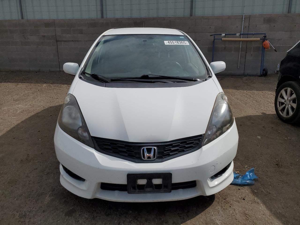 2013 Honda Fit VIN JHMGE8H51DC057454 Copart auction photo, rear end damage thumbnail 5