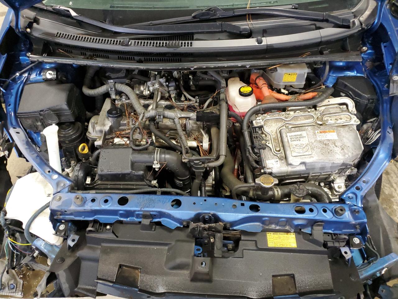 2015 Toyota Prius VIN JTDKDTB32F1579517 Copart auction photo, all over damage thumbnail 12