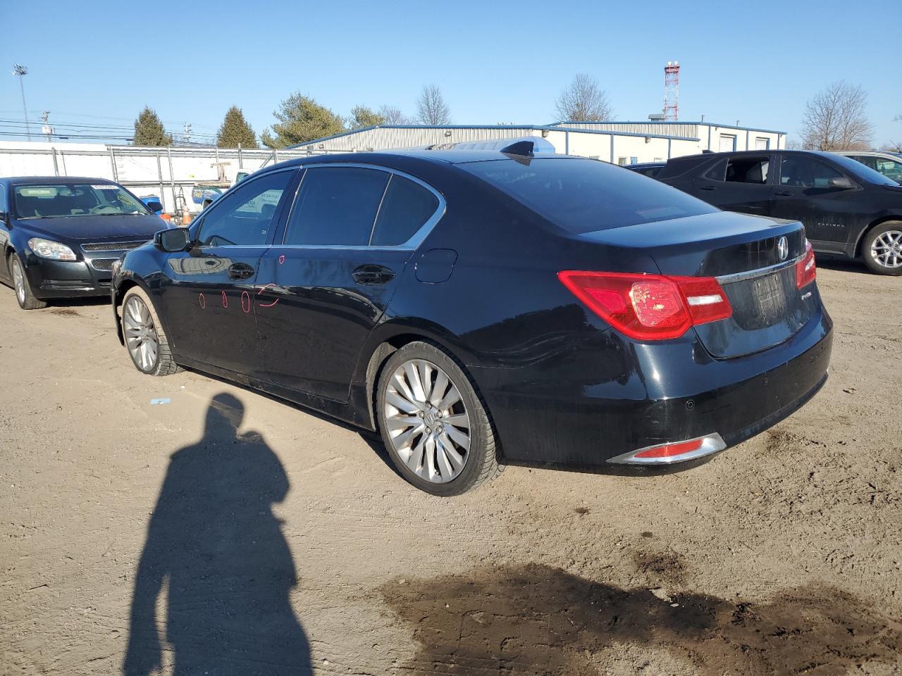 2014 Acura RLX VIN JH4KC1F95EC003685 Copart auction photo, front end / minor dent/scratches damage thumbnail 2