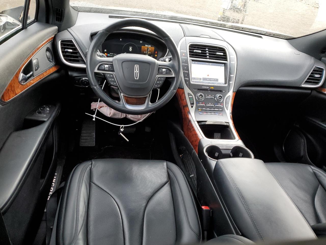 2020 Lincoln Nautilus VIN 2LMPJ8K91LBL31212 Copart auction photo, front end / side damage thumbnail 8
