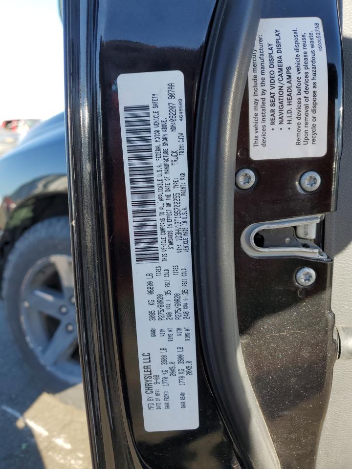 2009 Dodge RAM VIN 1D3HV13T19S702255 Copart auction photo, front end / rear end damage thumbnail 12