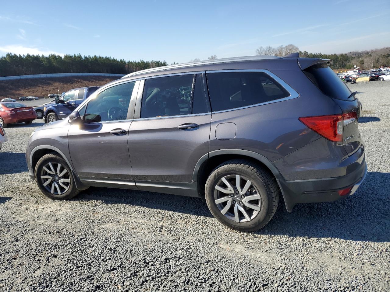 2019 Honda Pilot VIN 5FNYF5H54KB021078 Copart auction photo, all over damage thumbnail 2