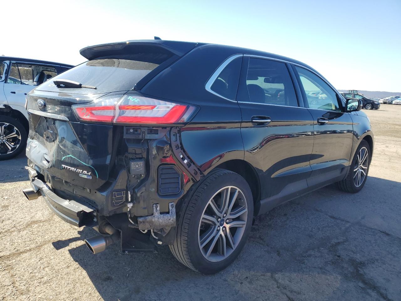 2019 Ford Edge VIN 2FMPK4K95KBB99541 Copart auction photo, rear end damage thumbnail 3
