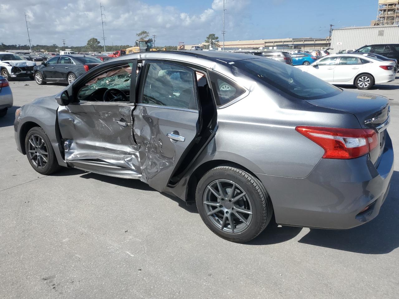 2018 Nissan Sentra VIN 3N1AB7AP3JY224781 Copart auction photo, all over damage thumbnail 2