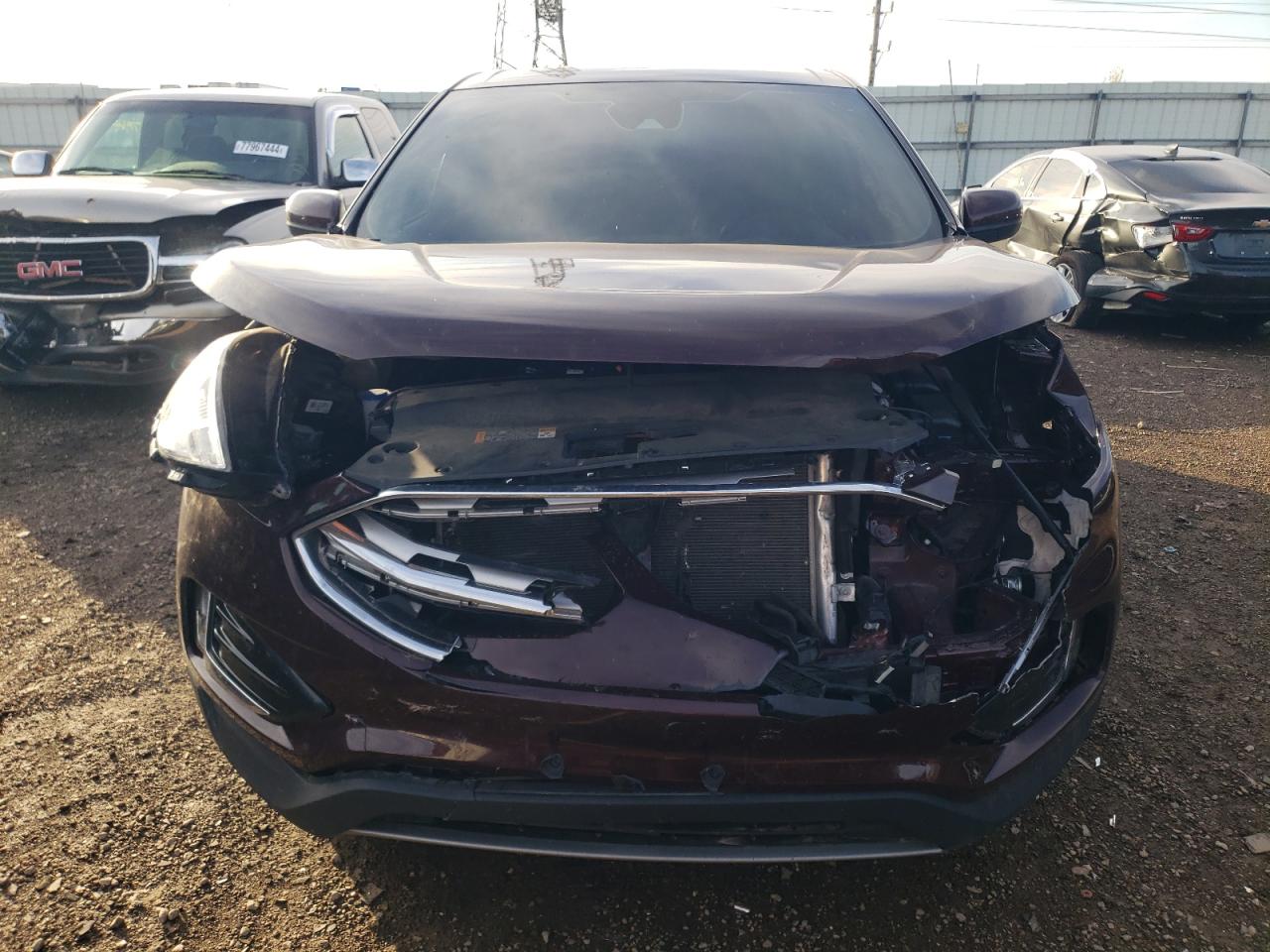 2021 Ford Edge VIN 2FMPK3J98MBA07723 Copart auction photo, front end / minor dent/scratches damage thumbnail 5