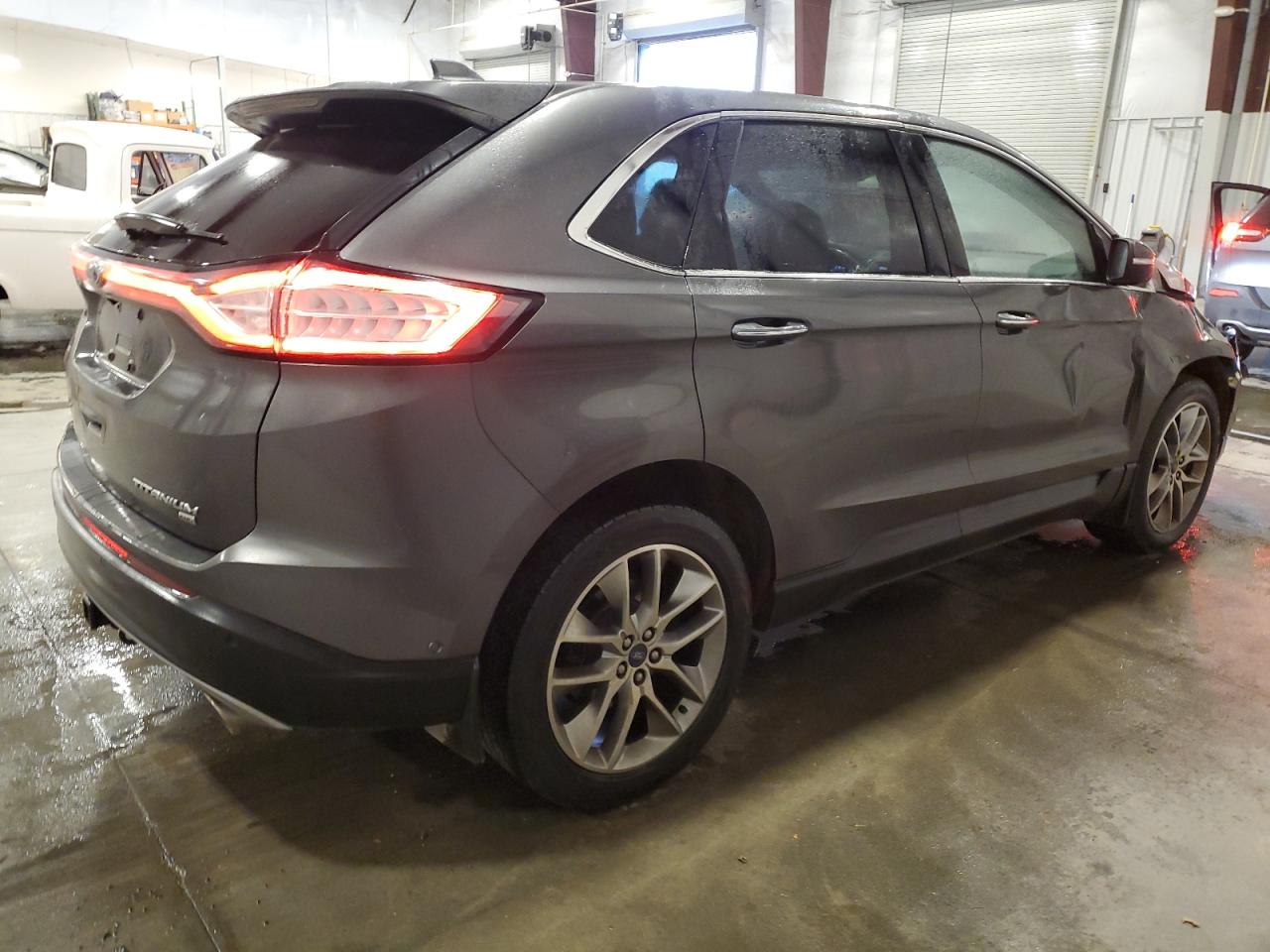 2015 Ford Edge VIN 2FMPK4K88FBC26728 Copart auction photo, front end damage thumbnail 3