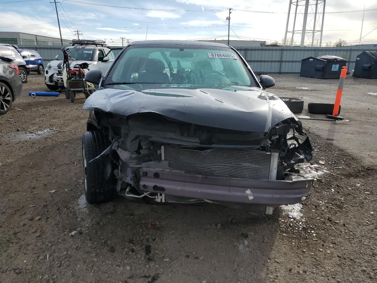 2007 Chevrolet Cobalt VIN 1G1AL55F477153190 Copart auction photo, front end / side damage thumbnail 5