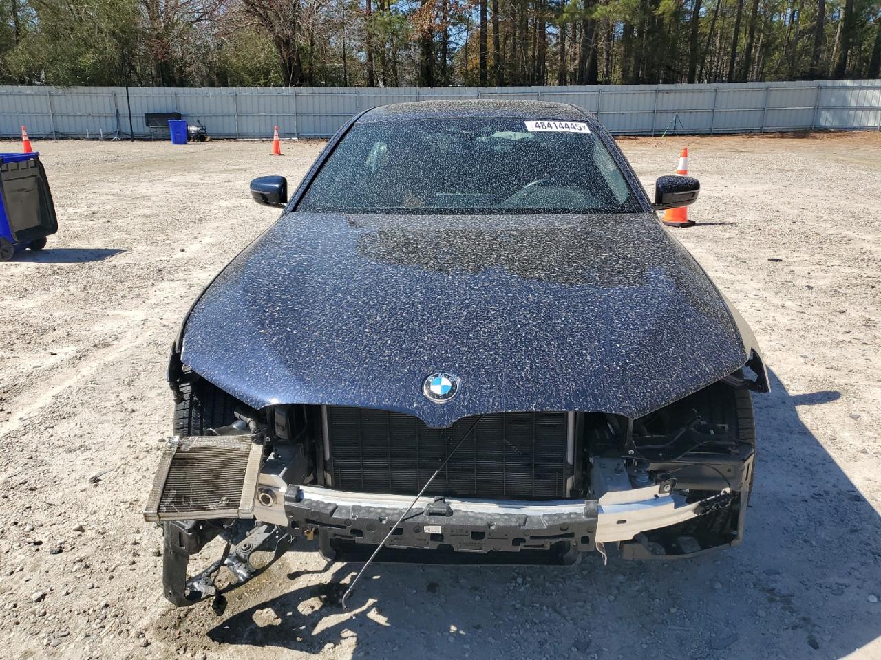 2019 BMW 5er VIN WBAJE7C58KWW19058 Copart auction photo, front end damage thumbnail 5