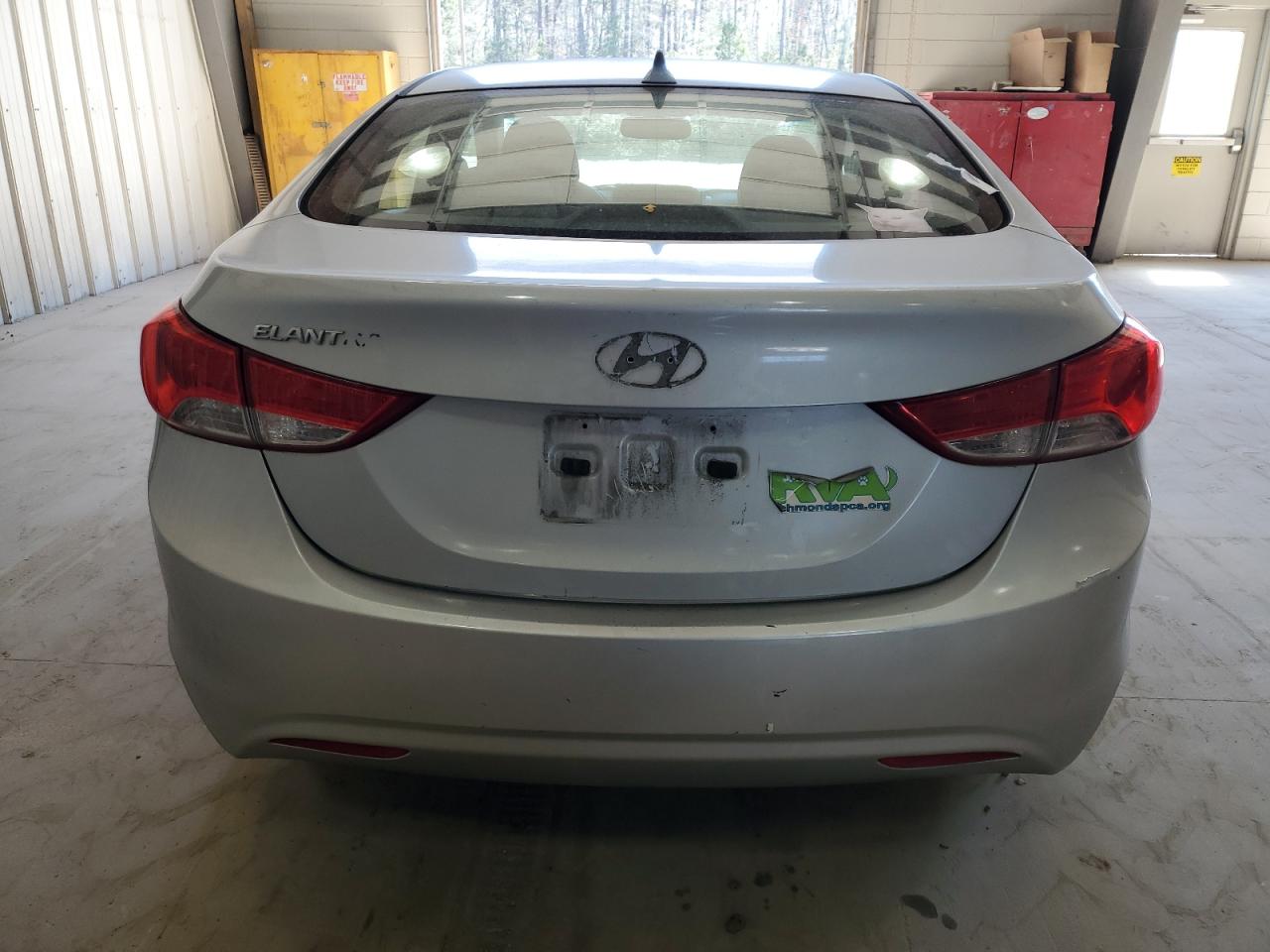 2012 Hyundai Elantra VIN 5NPDH4AE6CH067821 Copart auction photo, front end / side damage thumbnail 6