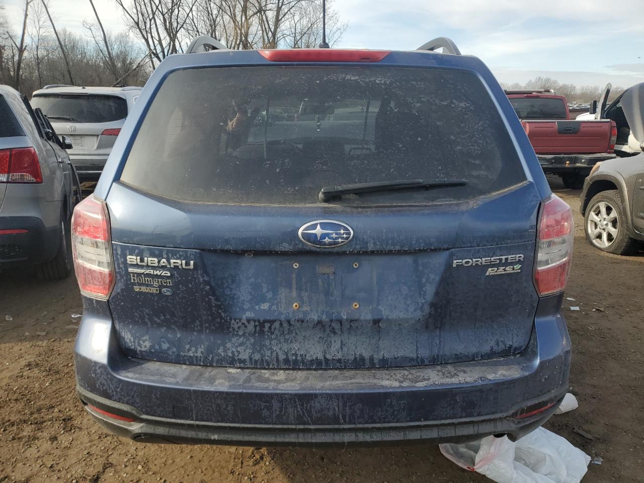2014 Subaru Forester VIN JF2SJAEC7EH450088 Copart auction photo, front end / minor dent/scratches damage thumbnail 6