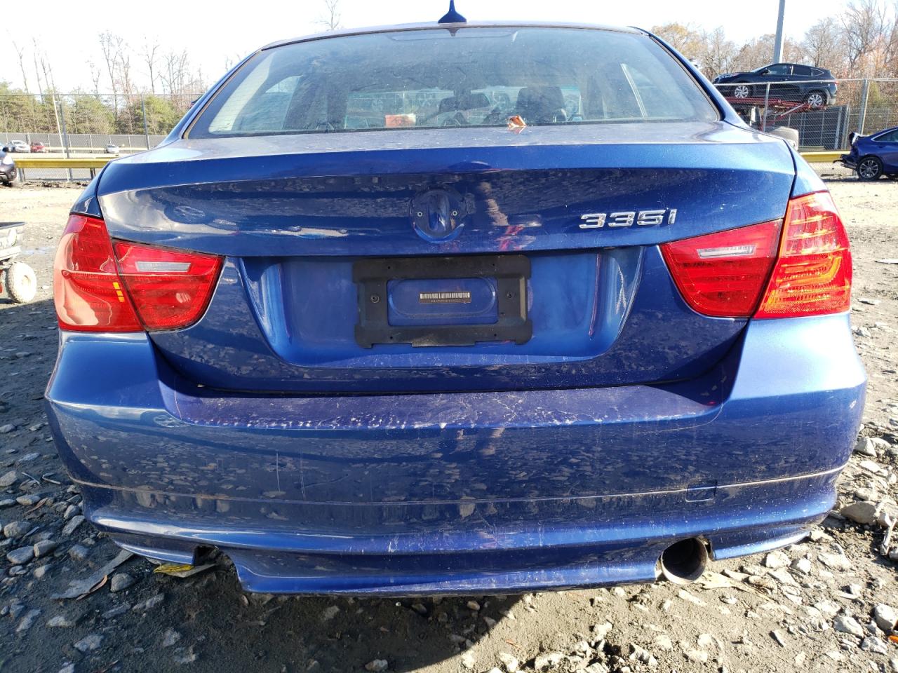2009 BMW 3er VIN WBAPM77549NL94502 Copart auction photo, front end / side damage thumbnail 6