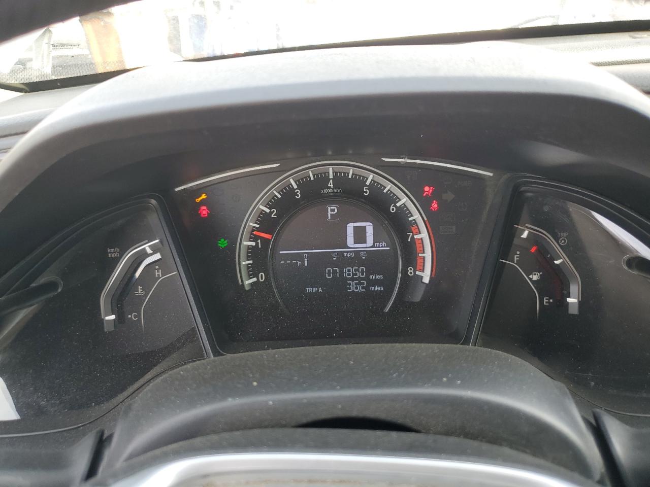 2018 Honda Civic VIN 2HGFC2F57JH558488 Copart auction photo, front end / side damage thumbnail 9