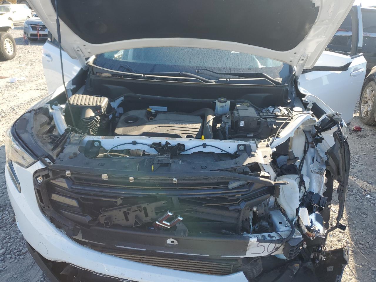 2018 GMC Terrain VIN 3GKALMEV6JL320018 Copart auction photo, front end damage thumbnail 12