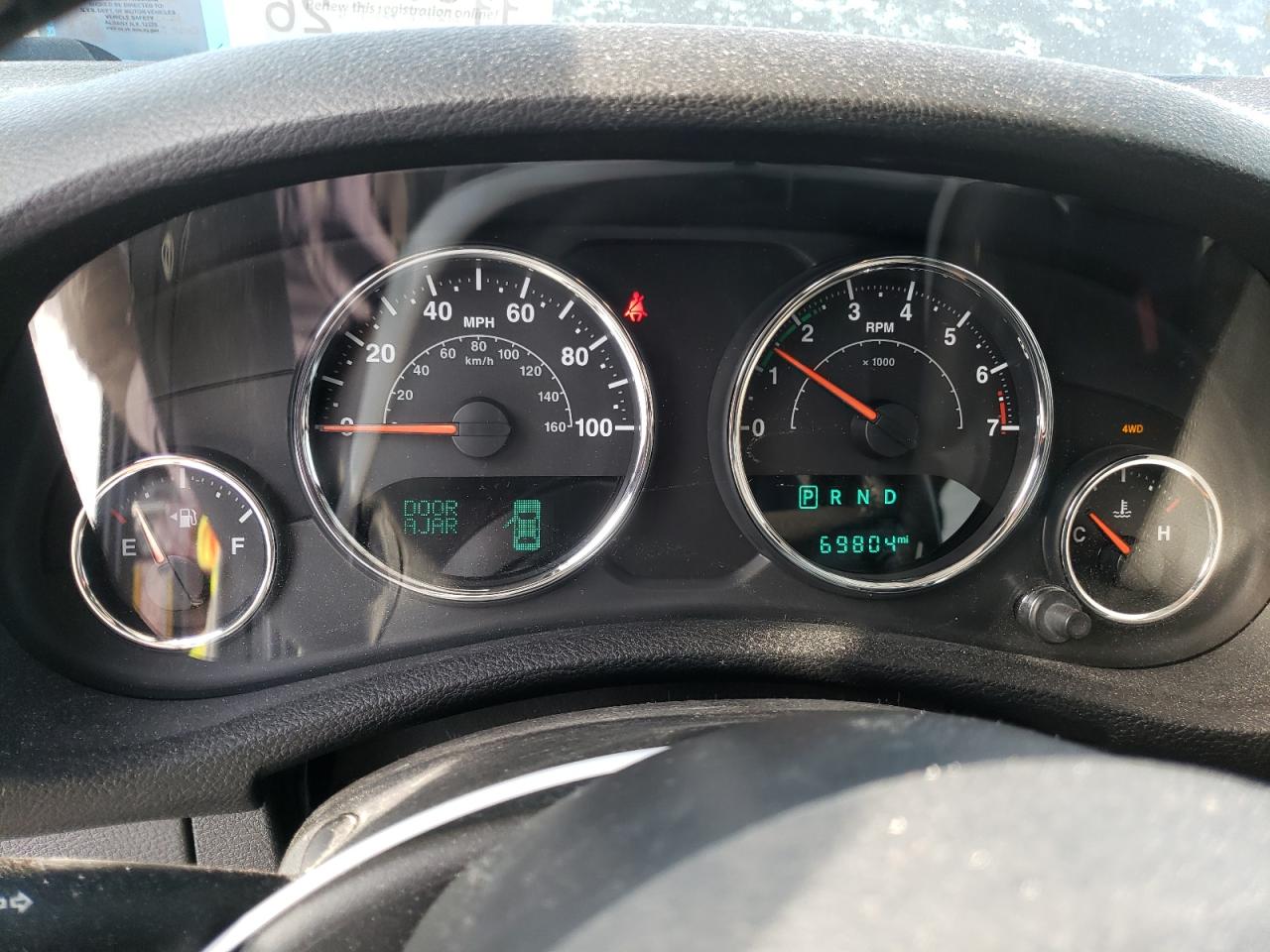 2017 Jeep Wrangler VIN 1C4BJWDG6HL504904 Copart auction photo, rear end damage thumbnail 9