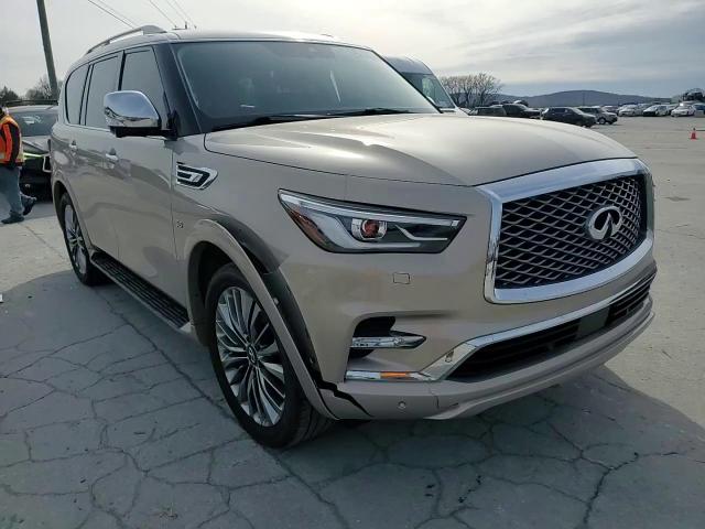 2018 Infiniti QX80 VIN JN8AZ2NE5J9195010 Copart auction photo, side / front end damage thumbnail 11