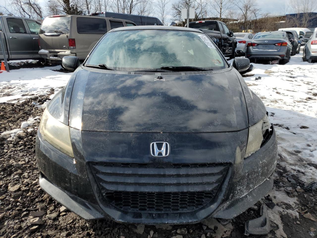 2012 Honda CR-Z VIN JHMZF1D48CS004197 Copart auction photo, front end / side damage thumbnail 5