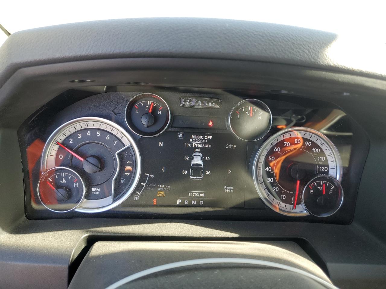 2019 RAM 1500 VIN 1C6RR7TT7KS623562 Copart auction photo, side / undercarriage damage thumbnail 9