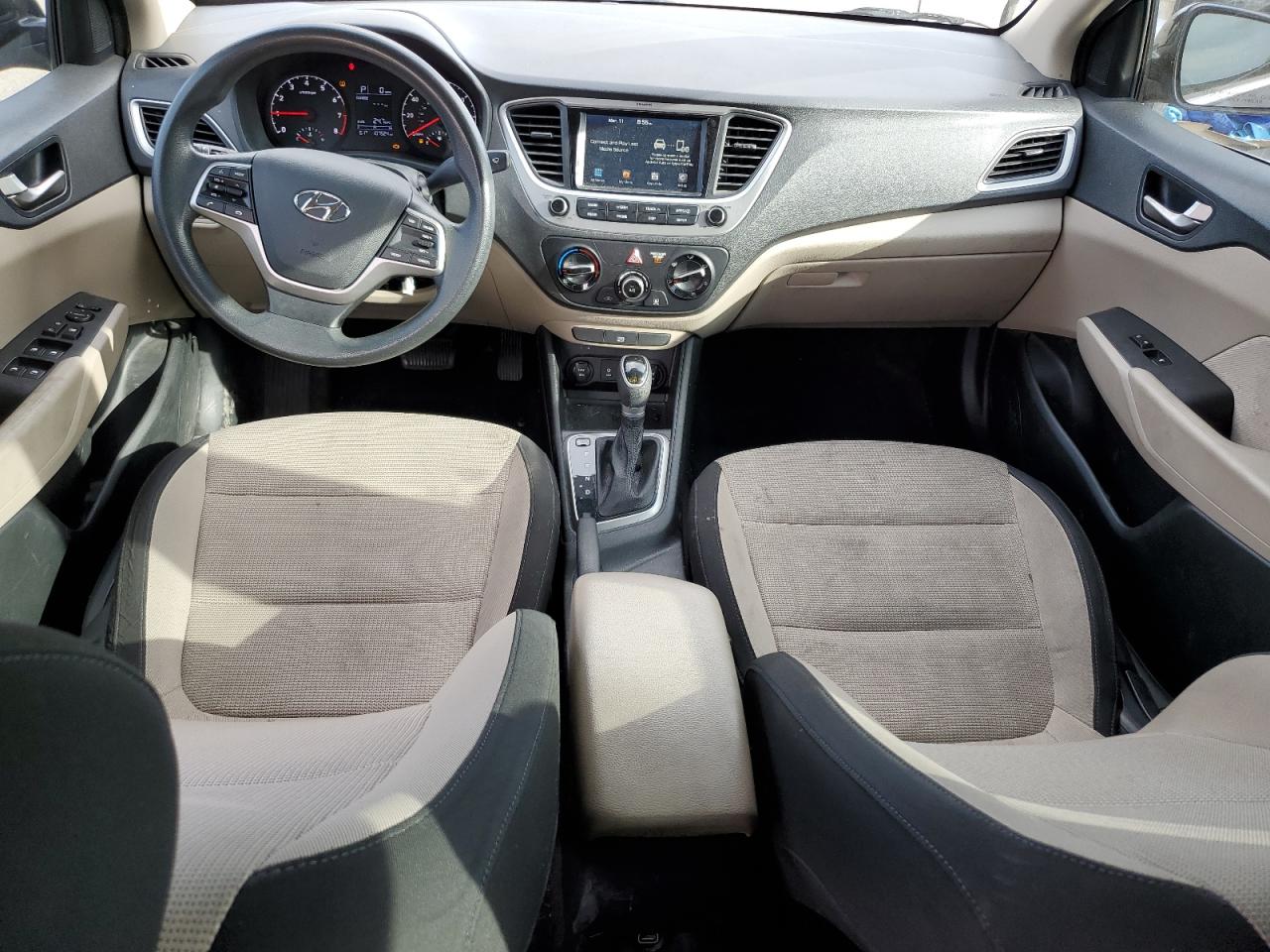 2020 Hyundai Accent VIN 3KPC24A60LE104663 Copart auction photo, vandalism damage thumbnail 8