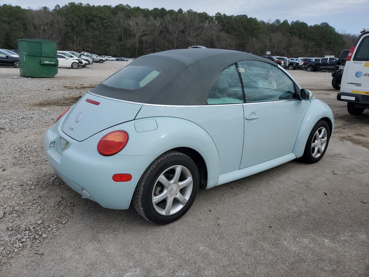 2005 Volkswagen Beetle VIN 3VWCD31Y75M366093 Copart auction photo, all over damage thumbnail 3
