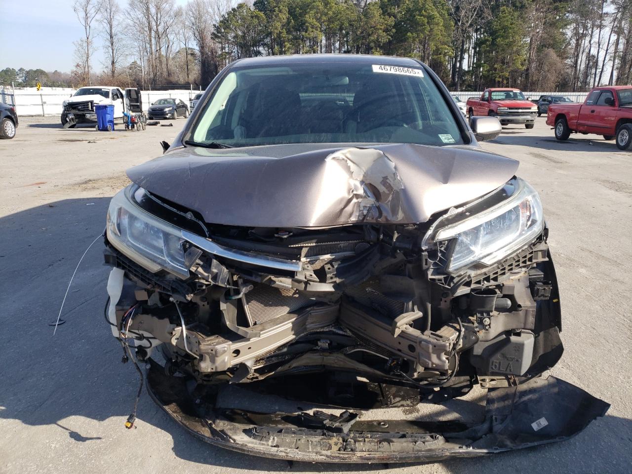 2016 Honda CR-V VIN 2HKRM4H52GH664395 Copart auction photo, front end damage thumbnail 5