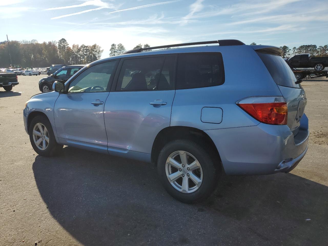 2009 Toyota Highlander VIN JTEDS41A992089879 Copart auction photo, front end / side damage thumbnail 2