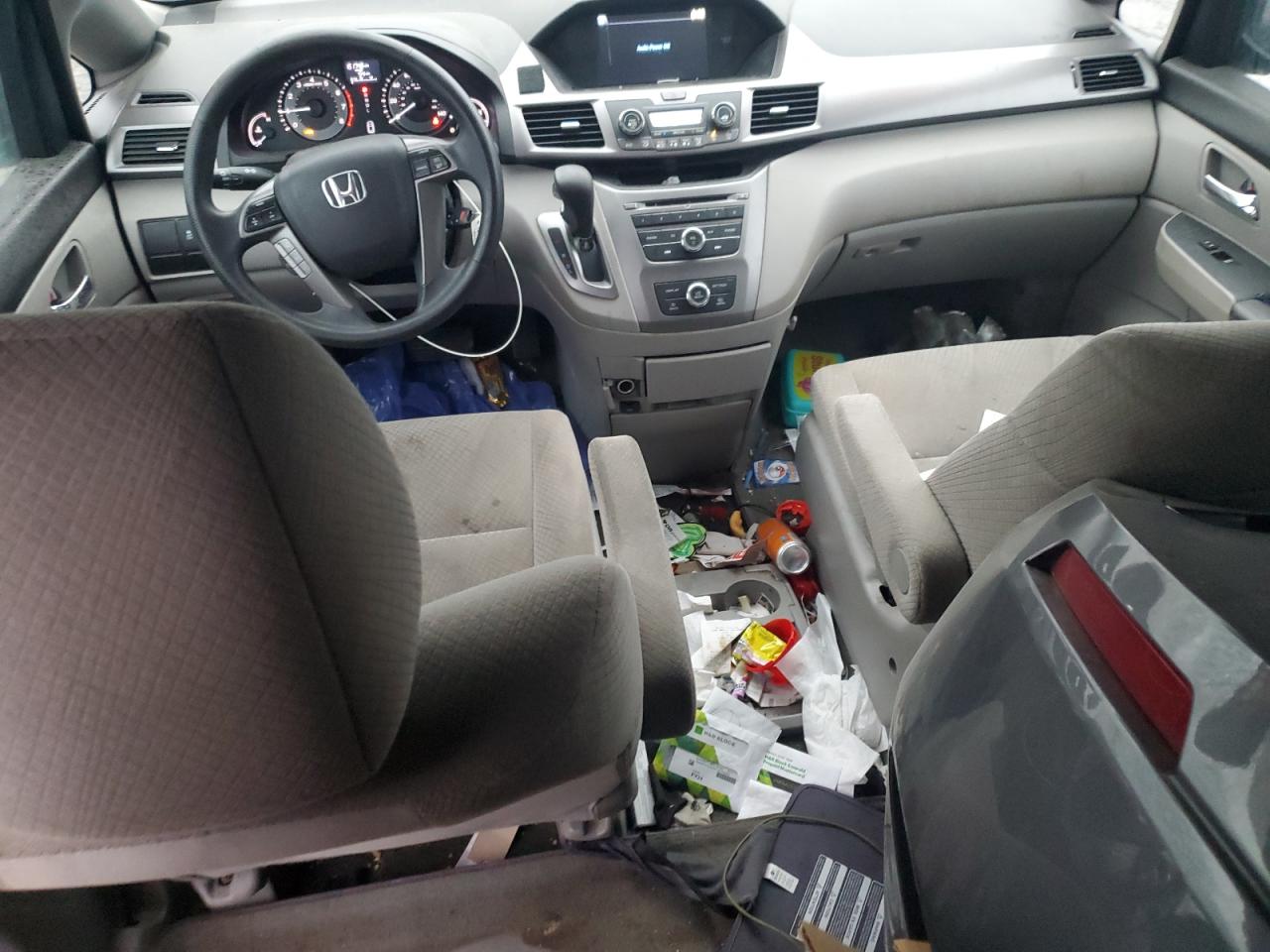 2015 Honda Odyssey VIN 5FNRL5H27FB033119 Copart auction photo, rear end / side damage thumbnail 8