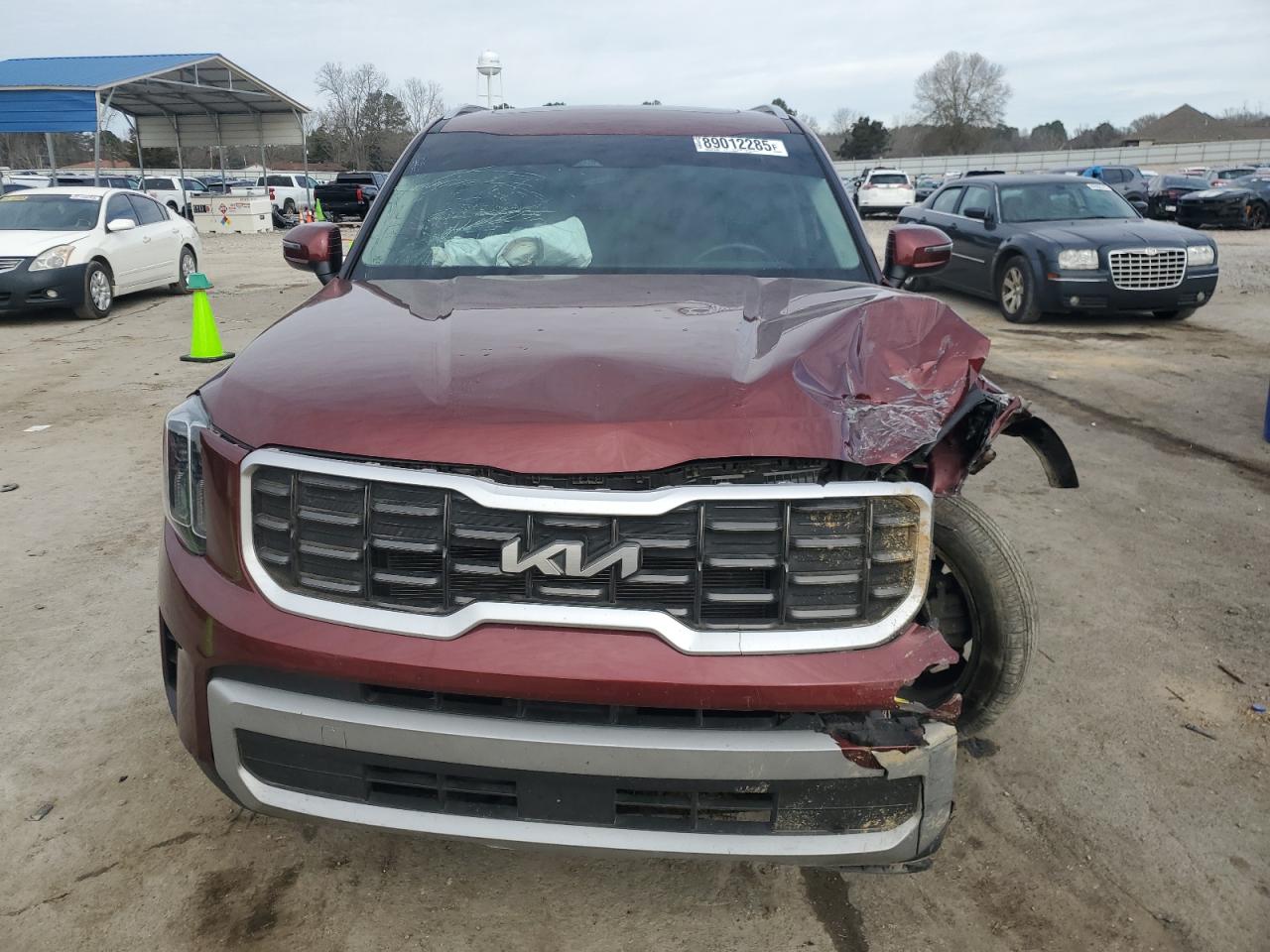 2023 KIA Telluride VIN 5XYP64GCXPG376343 Copart auction photo, undercarriage / front end damage thumbnail 5