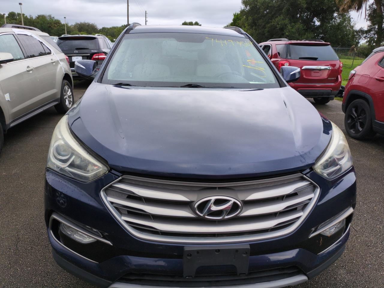 2018 Hyundai Santa Fe VIN 5XYZUDLB2JG546780 Copart auction photo, water/flood damage thumbnail 5
