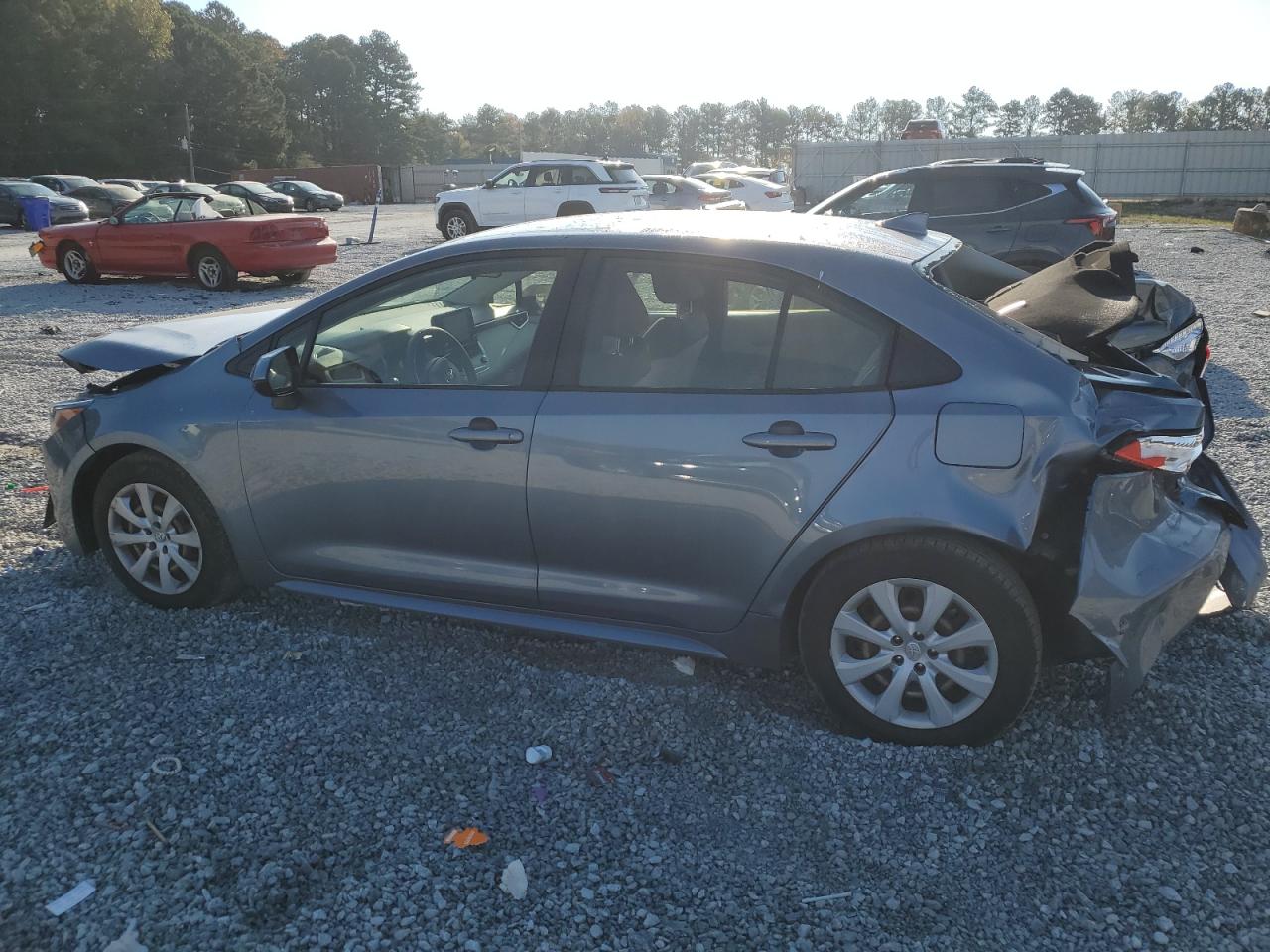 2022 Toyota Corolla VIN JTDEPMAE9N3013676 Copart auction photo, rear end / front end damage thumbnail 2