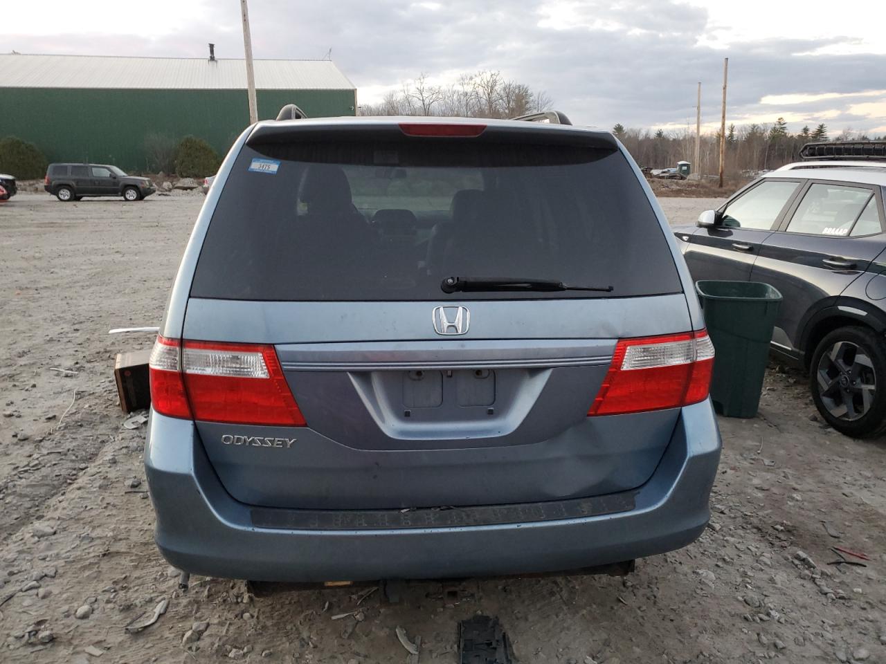 2007 Honda Odyssey VIN 5FNRL38657B138184 Copart auction photo, side damage thumbnail 6