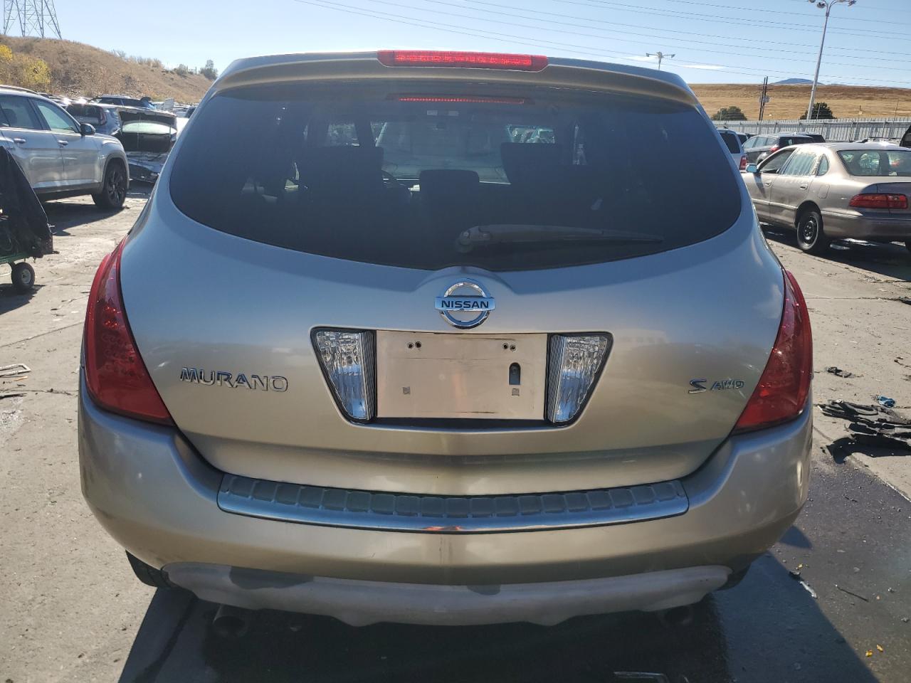 2006 Nissan Murano VIN JN8AZ08W36W523171 Copart auction photo, front end damage thumbnail 6