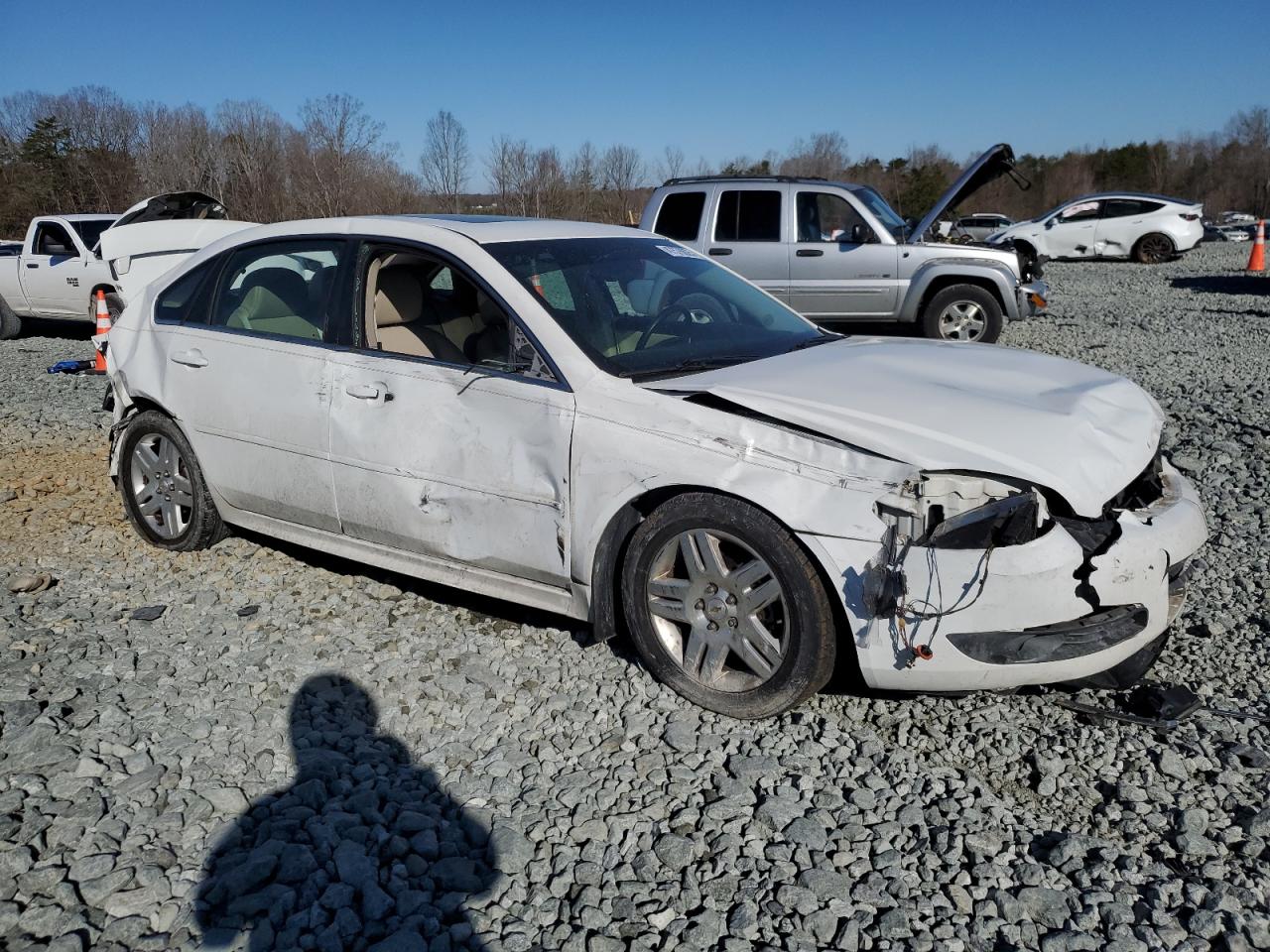 2011 Chevrolet Impala VIN 2G1WG5EK3B1282986 Copart auction photo, rear end / front end damage thumbnail 4