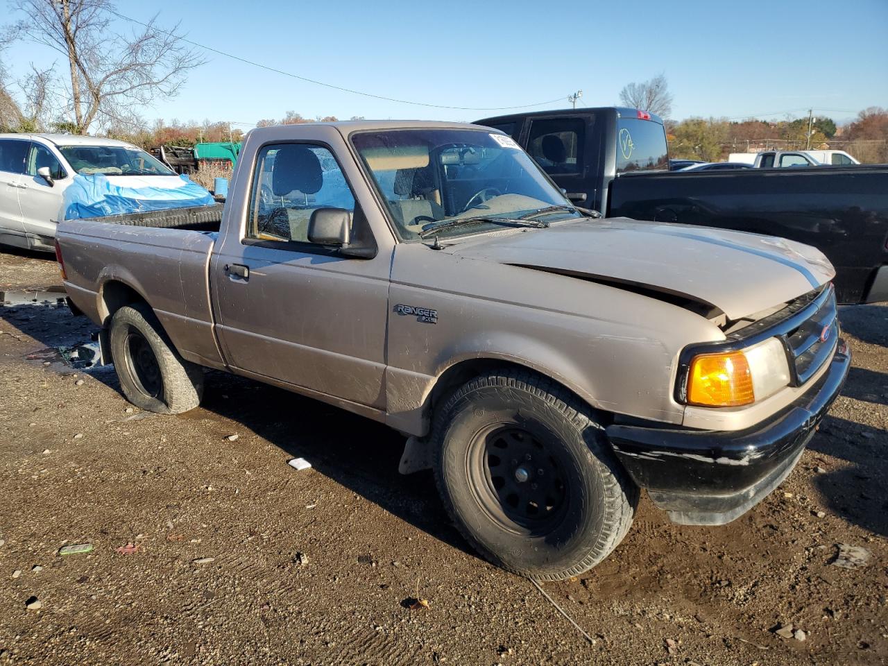1996 Ford Ranger VIN 1FTCR10A5TTA49019 Copart auction photo, front end damage thumbnail 4