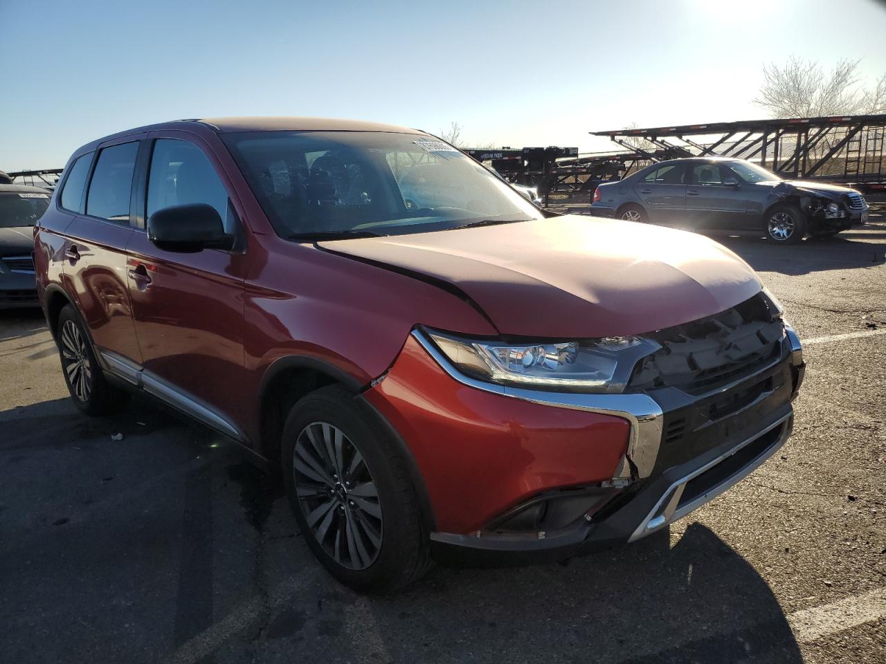 2019 Mitsubishi Outlander VIN JA4AD2A36KZ055266 Copart auction photo, front end damage thumbnail 4