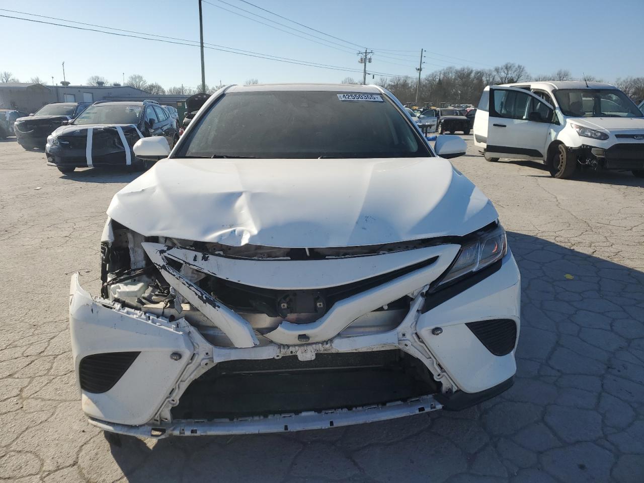 2020 Toyota Camry VIN 4T1G11AK6LU328484 Copart auction photo, front end damage thumbnail 5