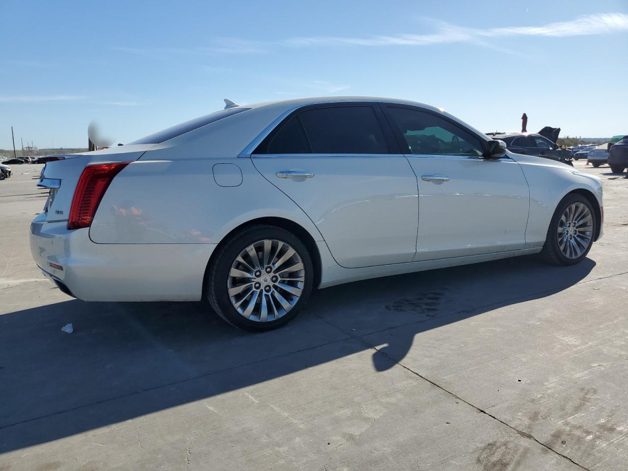 2014 Cadillac CTS VIN 1G6AX5S30E0179445 Copart auction photo, front end / side damage thumbnail 3