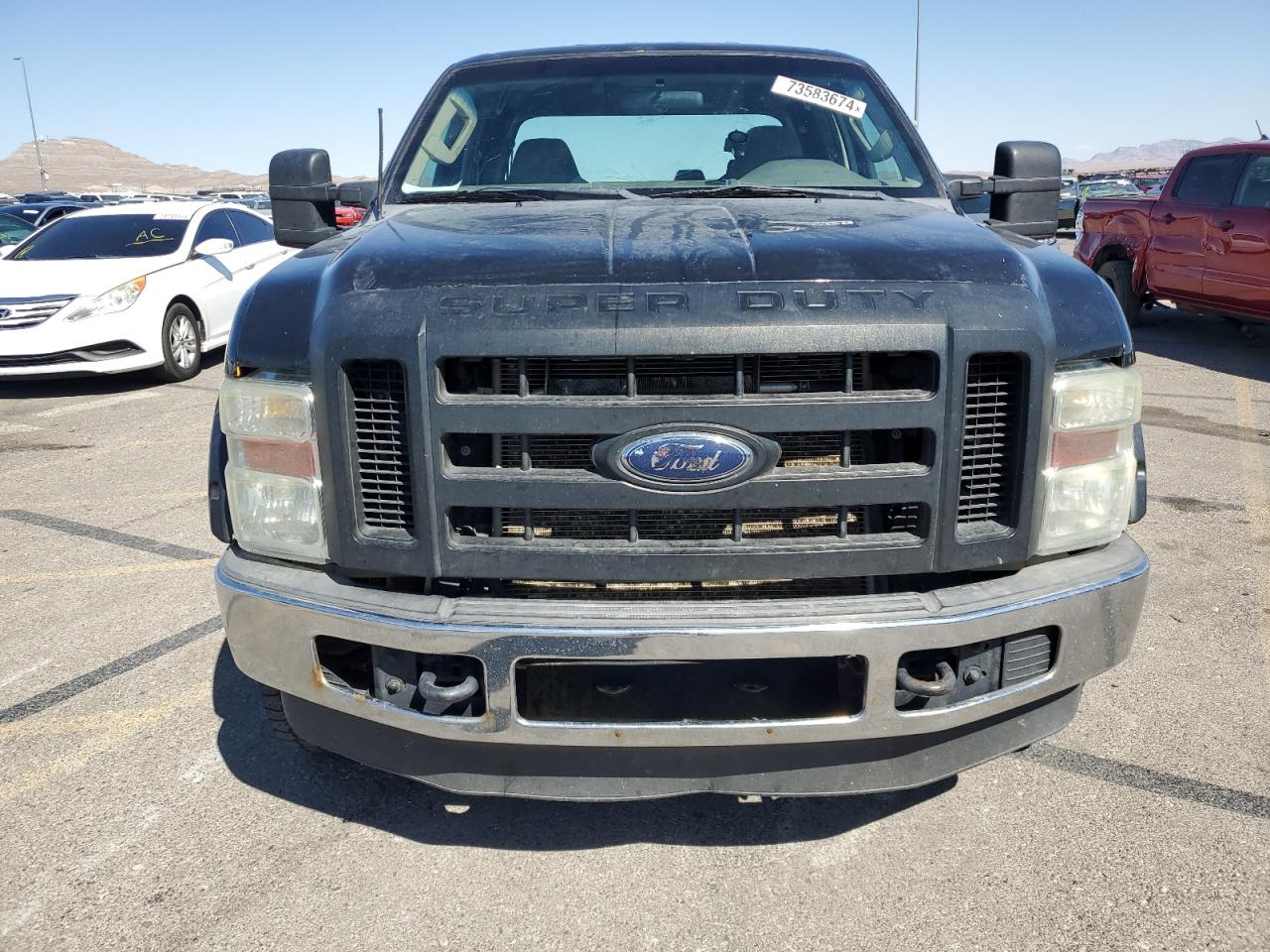 2008 Ford F250 VIN 1FTSW21598EC86197 Copart auction photo, burn damage thumbnail 5