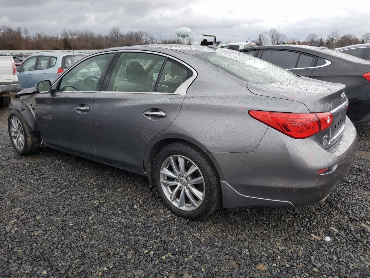2017 Infiniti Q50 VIN JN1CV7AR9HM682291 Copart auction photo, front end damage thumbnail 2