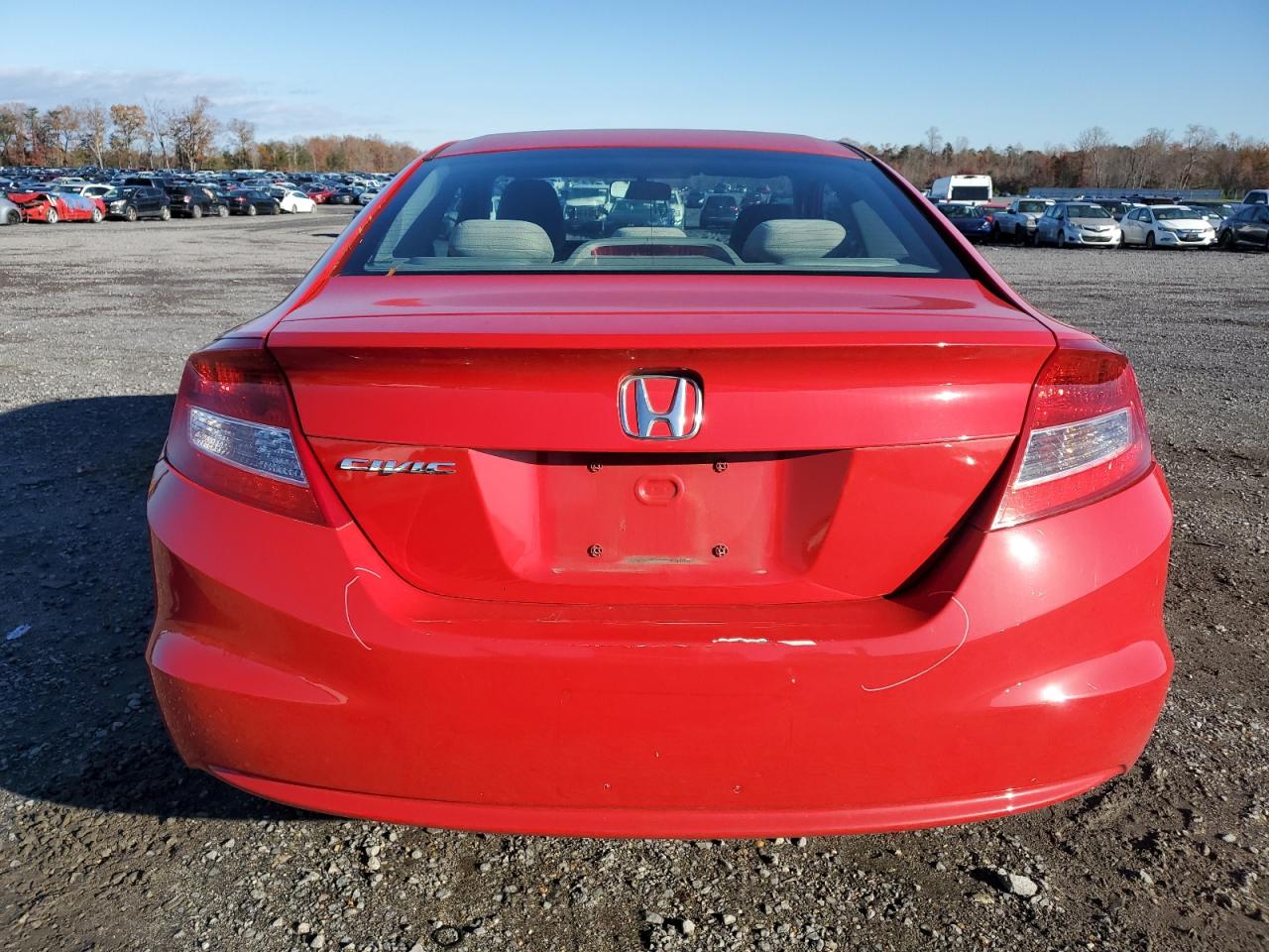 2012 Honda Civic VIN 2HGFG3B51CH560238 Copart auction photo, front end / minor dent/scratches damage thumbnail 6
