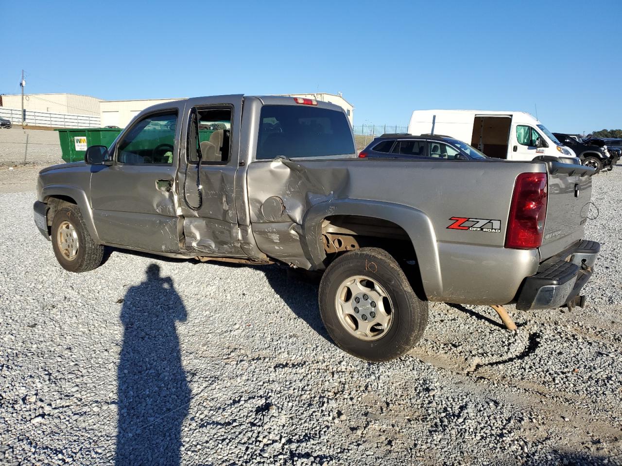2003 Chevrolet Silverado VIN 2GCEK19T031379917 Copart auction photo, all over damage thumbnail 2