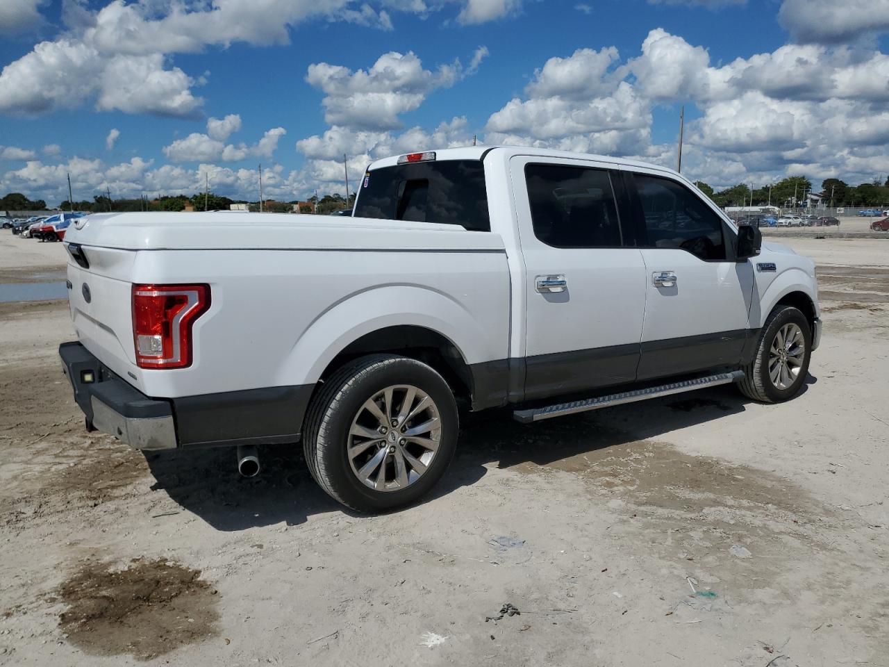 2015 Ford F-150 VIN 1FTEW1CF7FKE13489 Copart auction photo, side damage thumbnail 3