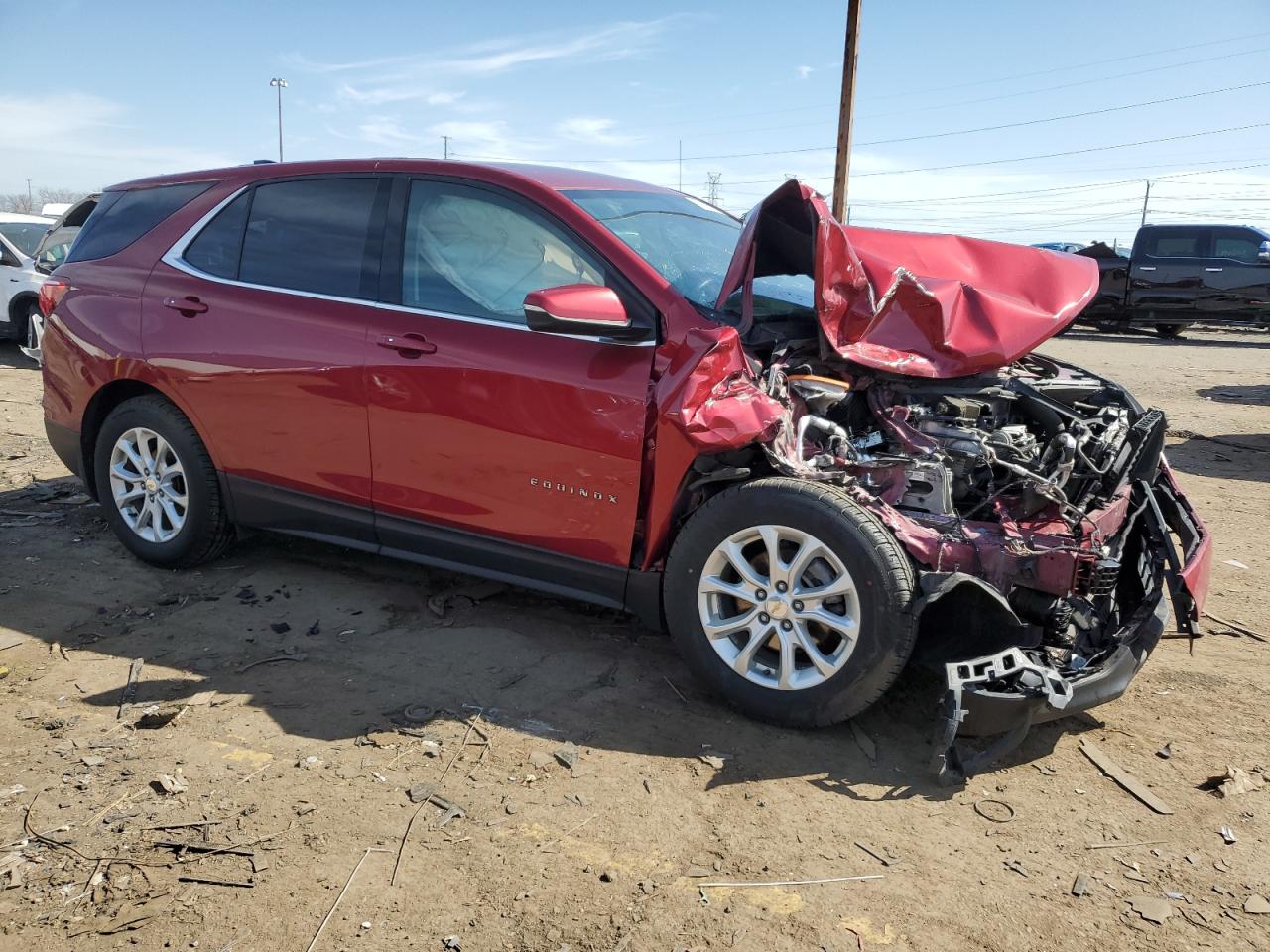 2019 Chevrolet Equinox VIN 2GNAXKEV1K6102411 Copart auction photo, front end damage thumbnail 4