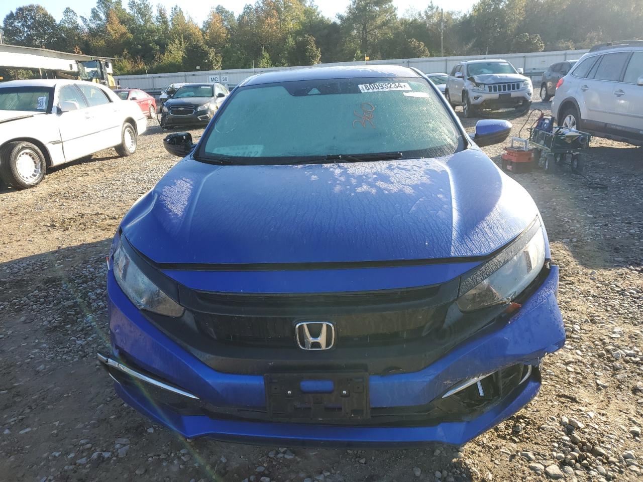 2020 Honda Civic VIN 2HGFC2F61LH582023 Copart auction photo, all over damage thumbnail 5