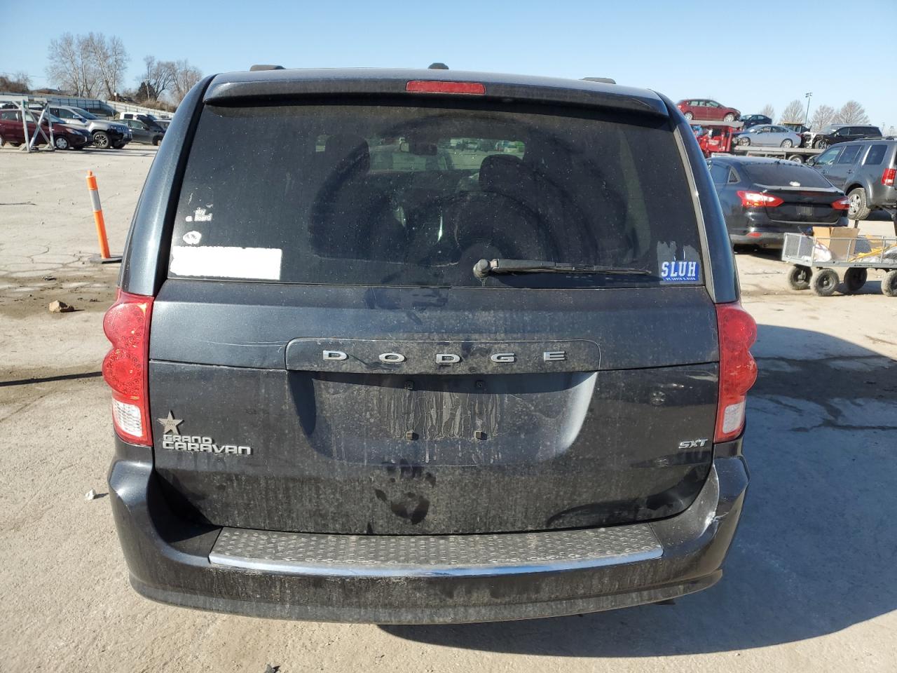 2014 Dodge Caravan VIN 2C4RDGCG2ER116861 Copart auction photo, front end damage thumbnail 6