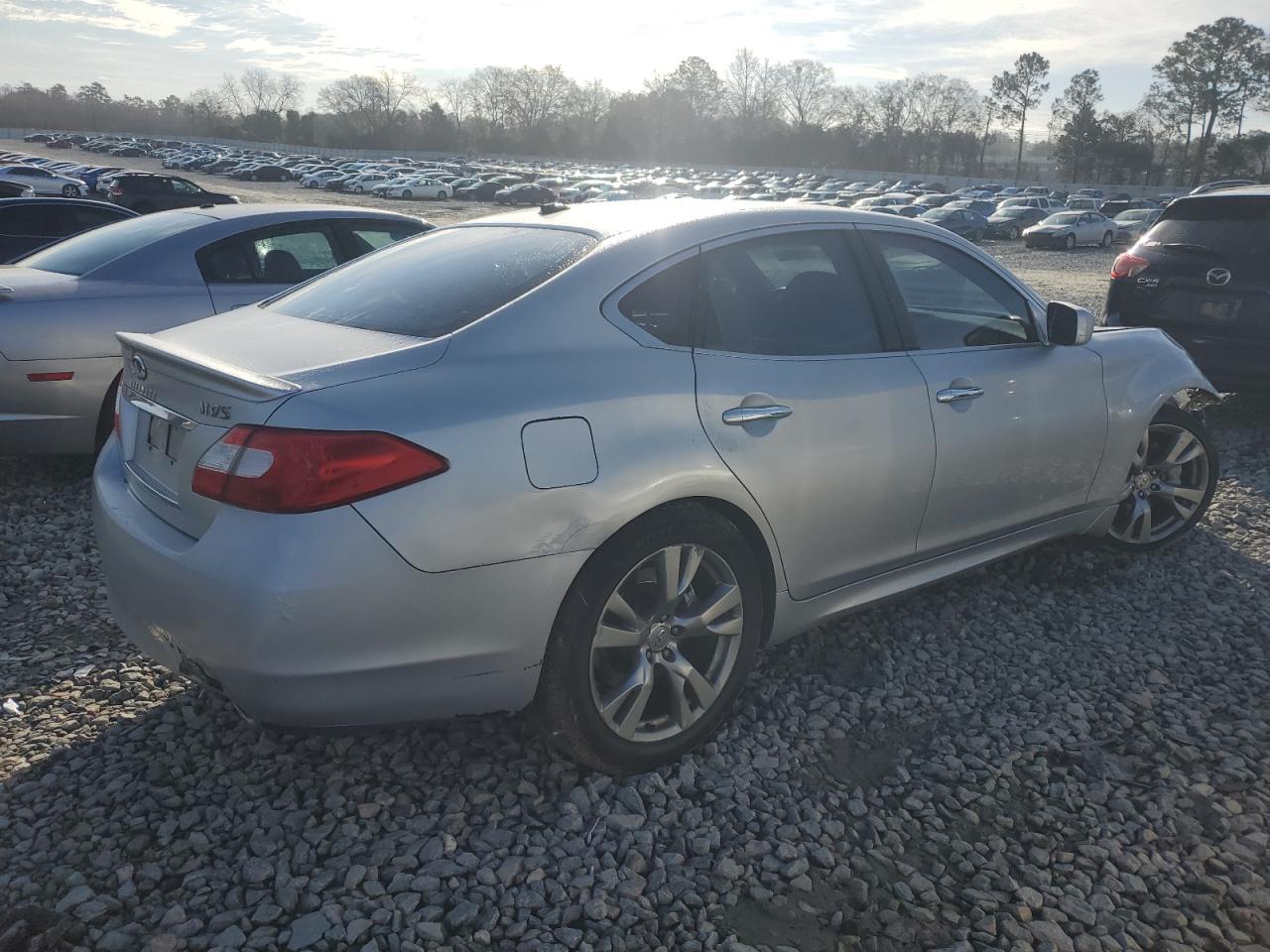 2011 Infiniti M VIN JN1BY1AP2BM324388 Copart auction photo, front end damage thumbnail 3