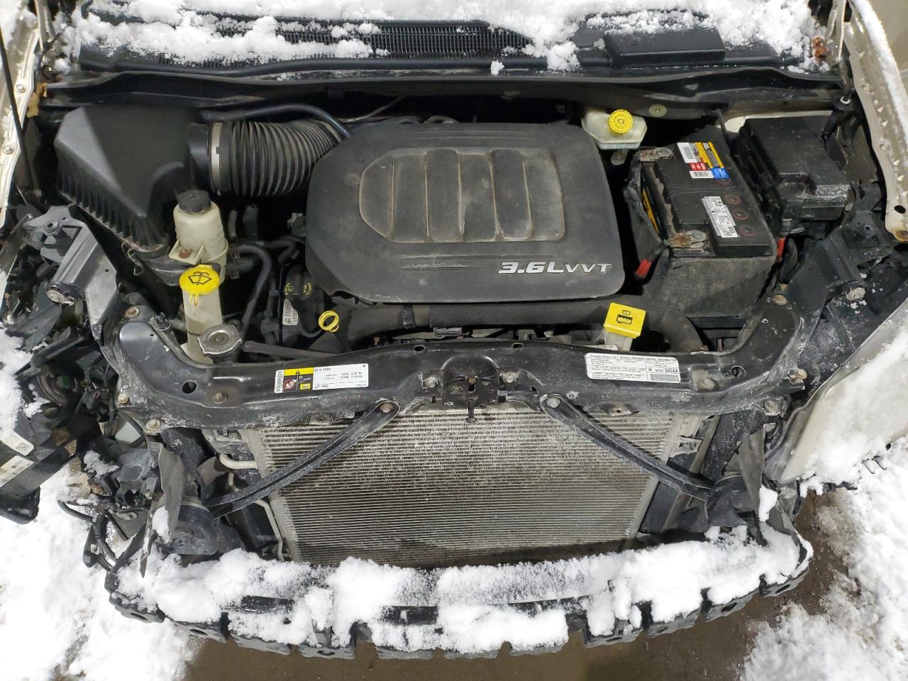2013 Chrysler Town & Country VIN 2C4RC1GG9DR756252 Copart auction photo, front end damage thumbnail 12