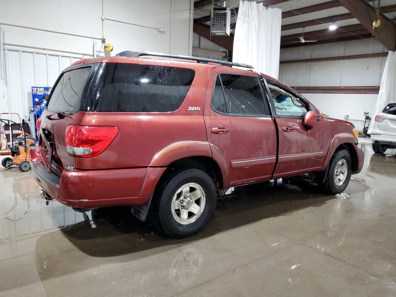 2007 Toyota Sequoia VIN 5TDZT34A07S284739 Copart auction photo, rollover damage thumbnail 3