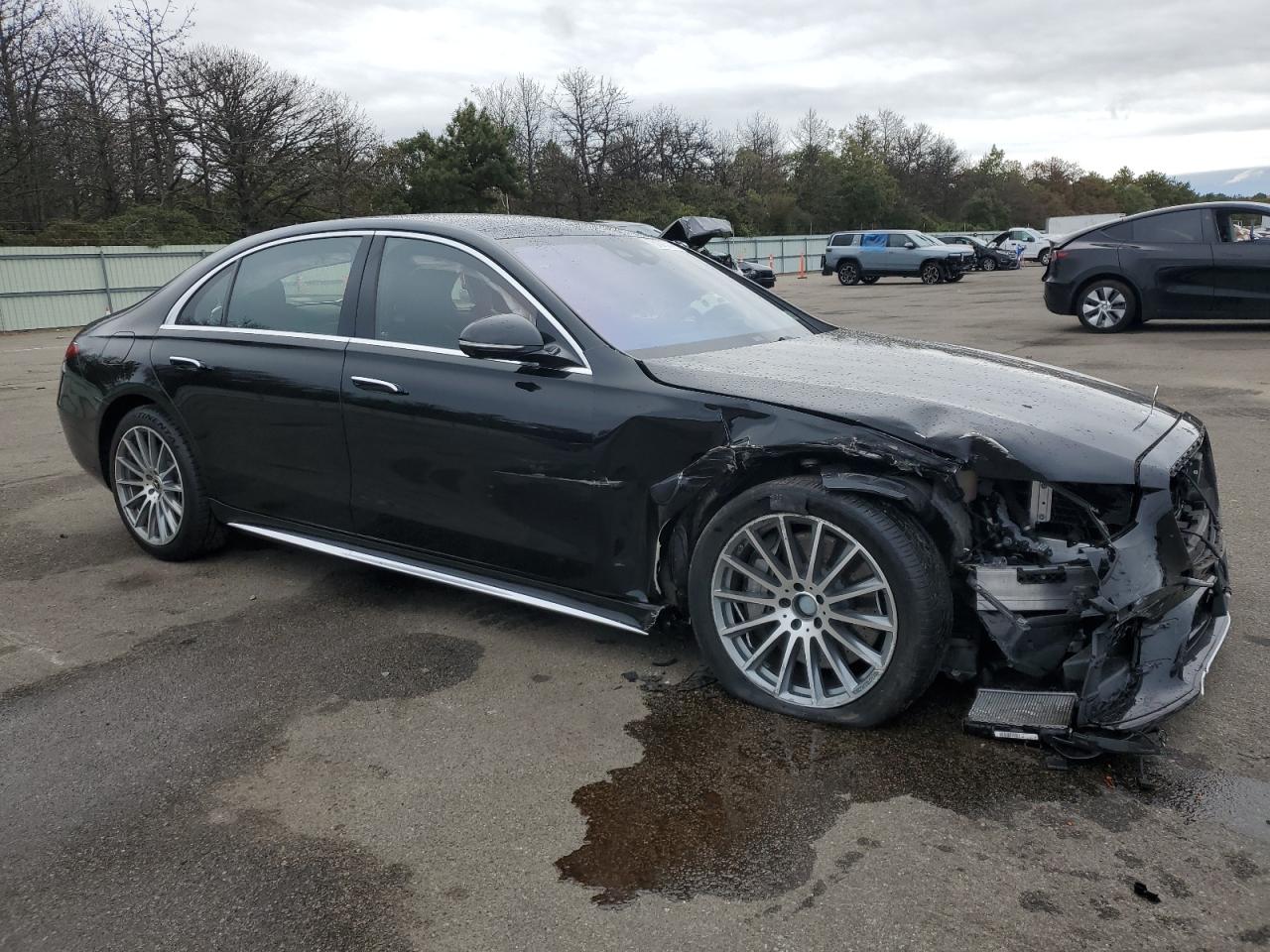 2022 Mercedes-Benz S-klasse VIN W1K6G7GB4NA089746 Copart auction photo, front end / side damage thumbnail 4