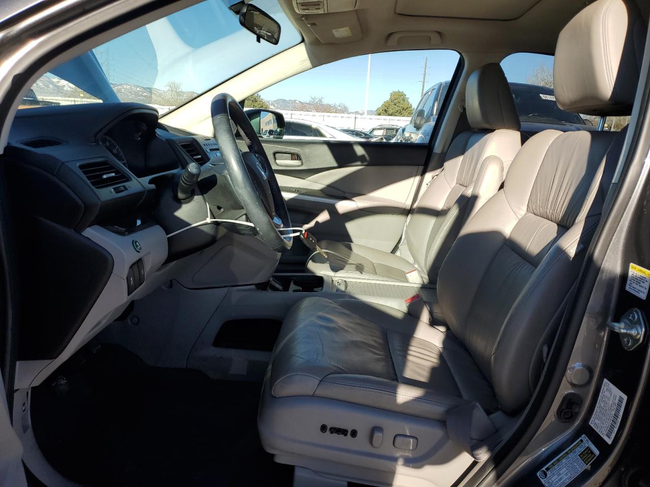 2014 Honda CR-V VIN 2HKRM4H77EH614879 Copart auction photo, front end / side damage thumbnail 7